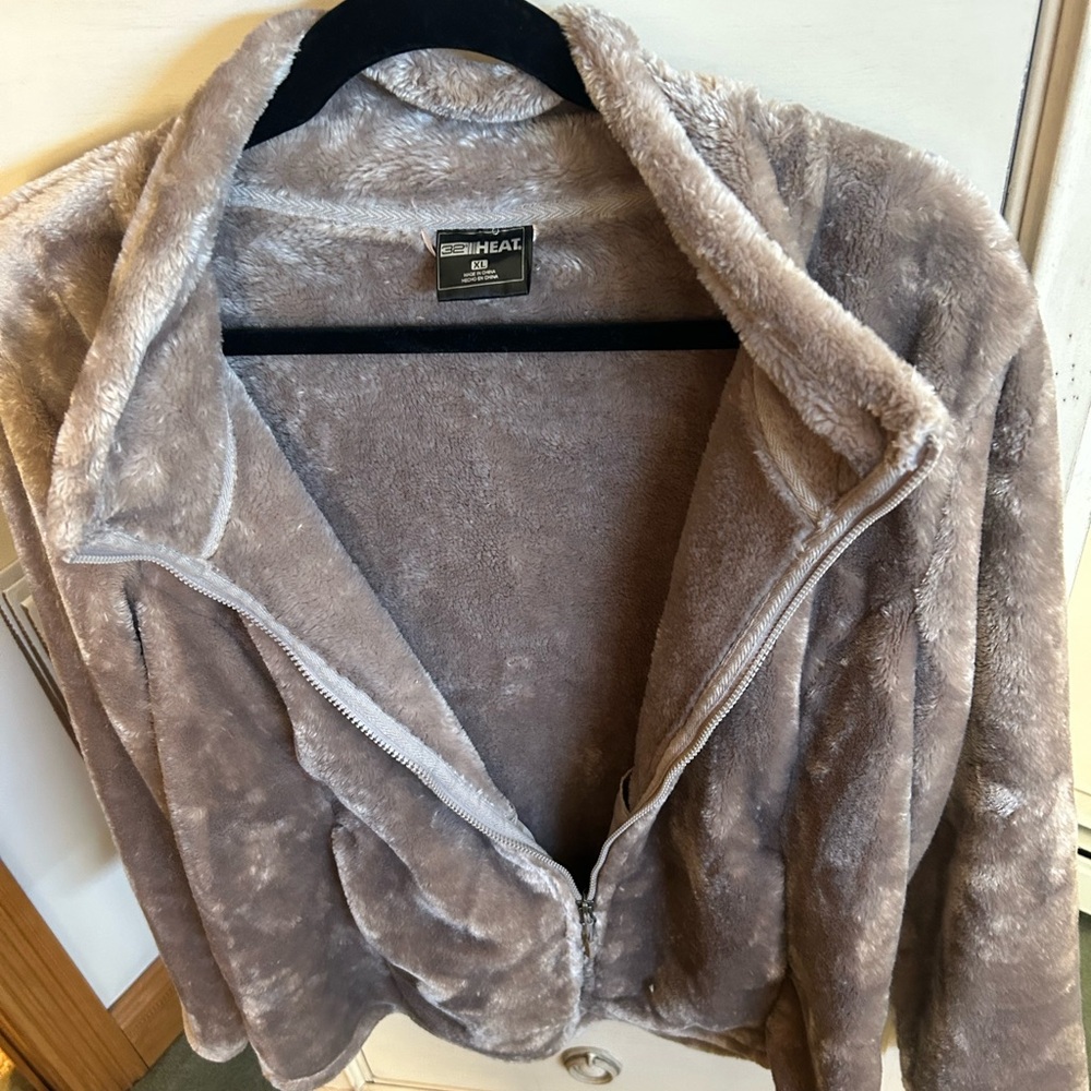 32 degree Cozy Beige Teddy Jacket